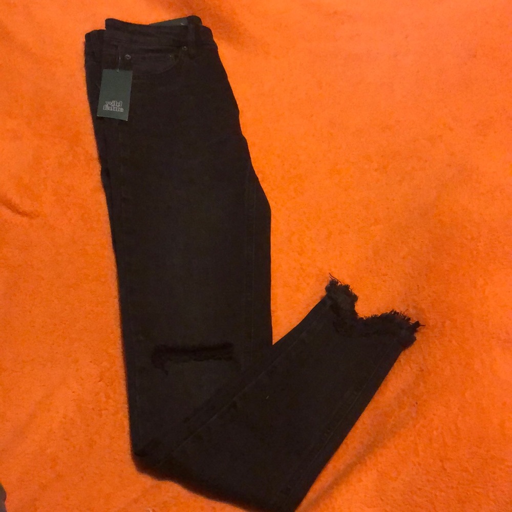 Wild fable knee slit skinny jeans